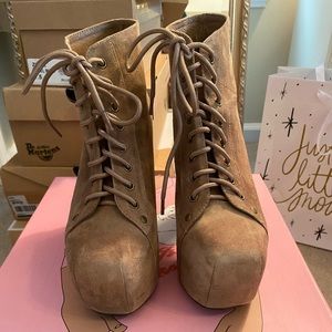 Jeffrey Campbell Lita, Taupe Suede